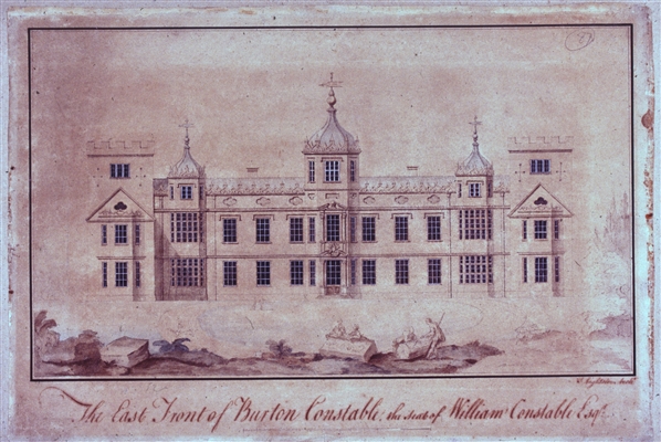 Lightoler Architectural Drawing of Burton Constable 